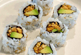 Peanut Avocado Roll