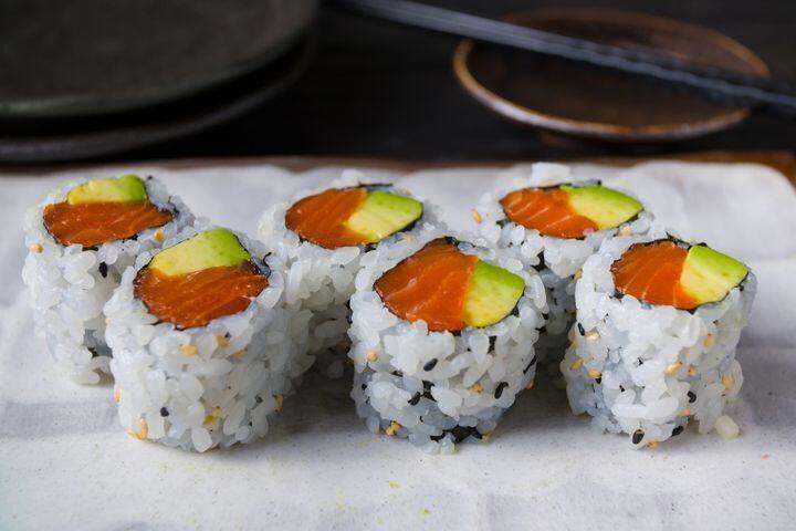 *Salmon Avocado Roll