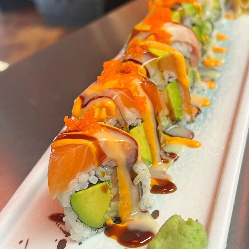 Spicy Rainbow Roll