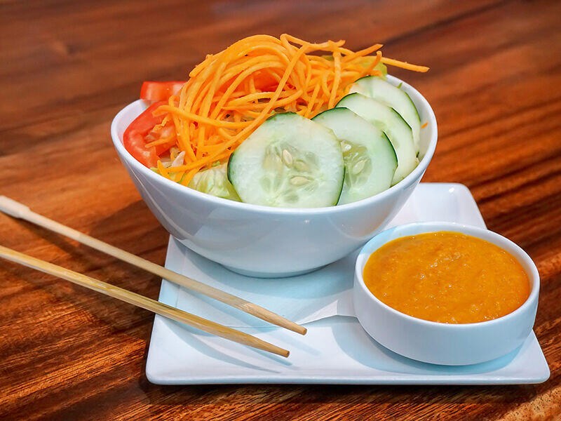 Green Salad w. Ginger Dressing